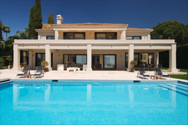 Innemende villa en zwembad in Marbella.